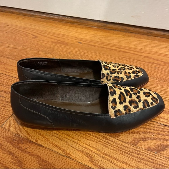 Enzo Angiolini Women Shoe Loafer Slip On Leather Cheetah Print Mob Wife 8 - Picture 8 of 10